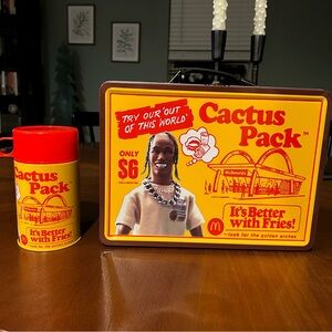 McDonald's Cactus Pack with Red and Yellow Design